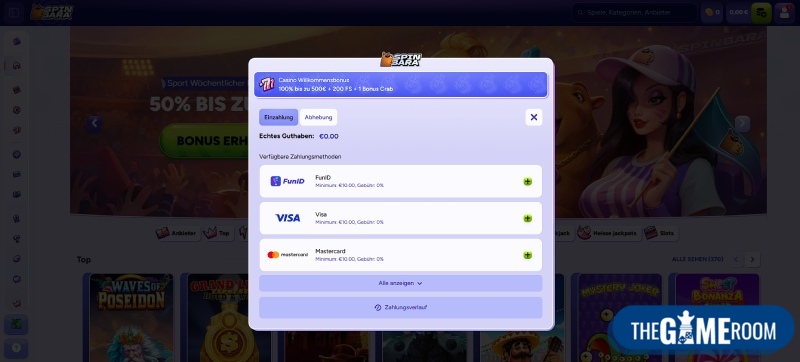 Einzahlung mit Skrill im Online Casino