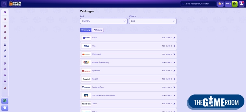 Zahlungen in Novomatic Online Casinos